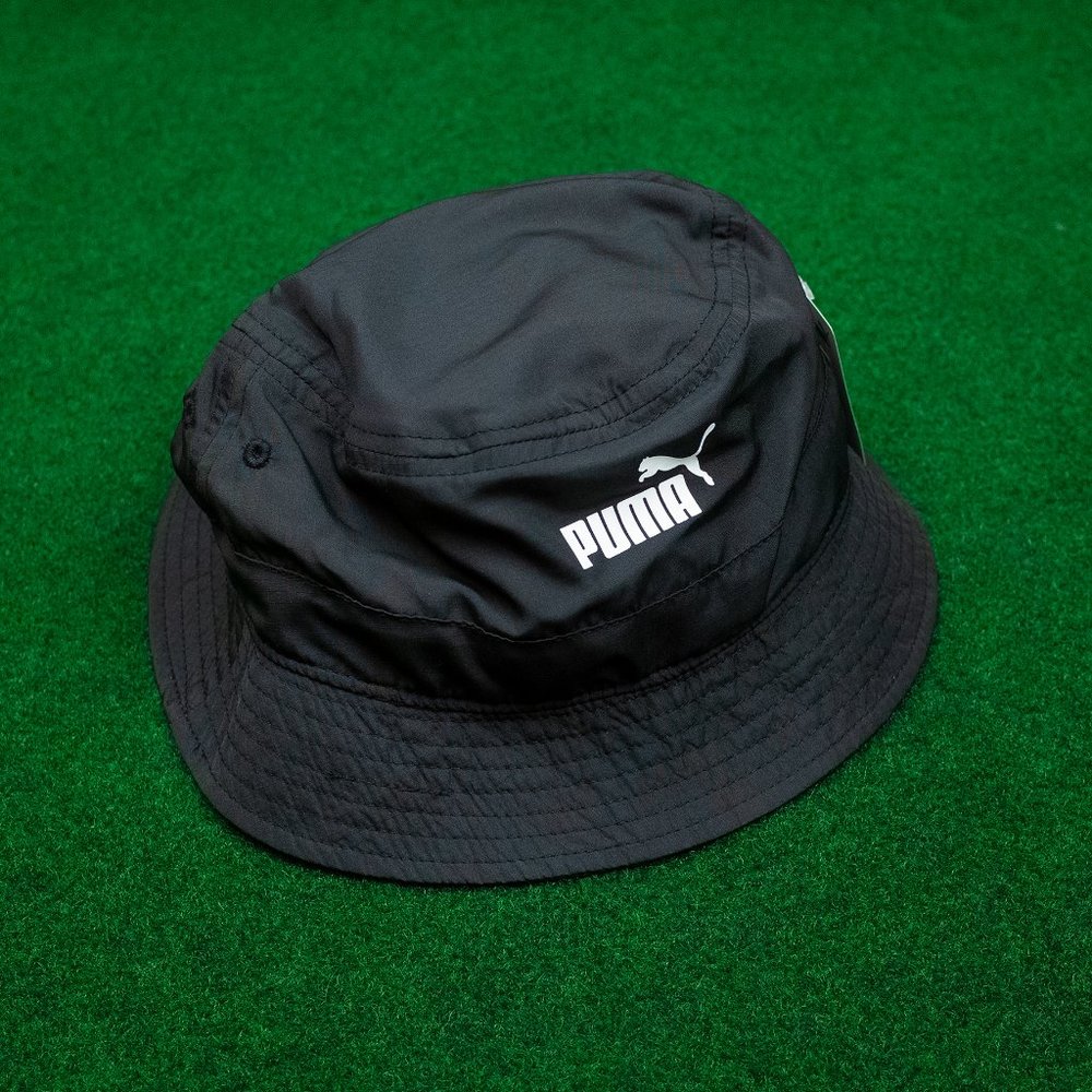 NWT PUMA Black Bucket Hat